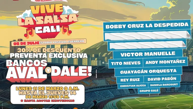 Vive la Salsa llega oficialmente a Cali