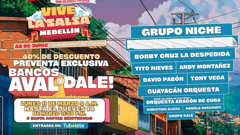 ‘Vive la Salsa’ llega oficialmente a Medellín